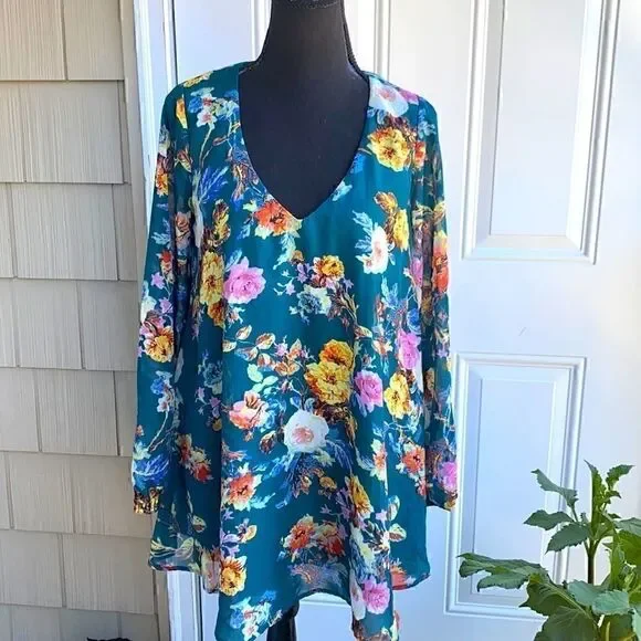 SMYM Donna Michelle Tunic Fall in Love Floral - Picture 4 of 10